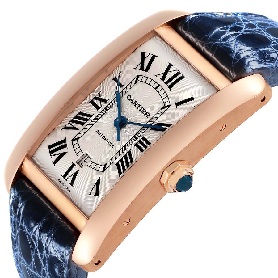 Cartier Tank Americaine XL Rose Gold Automatic Mens Watch W2609856