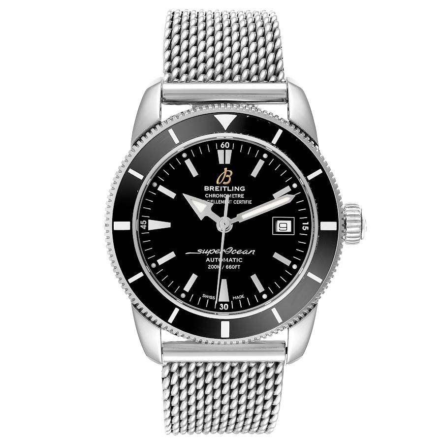 Breitling Superocean Heritage 42 Mesh Bracelet Mens Watch A17321