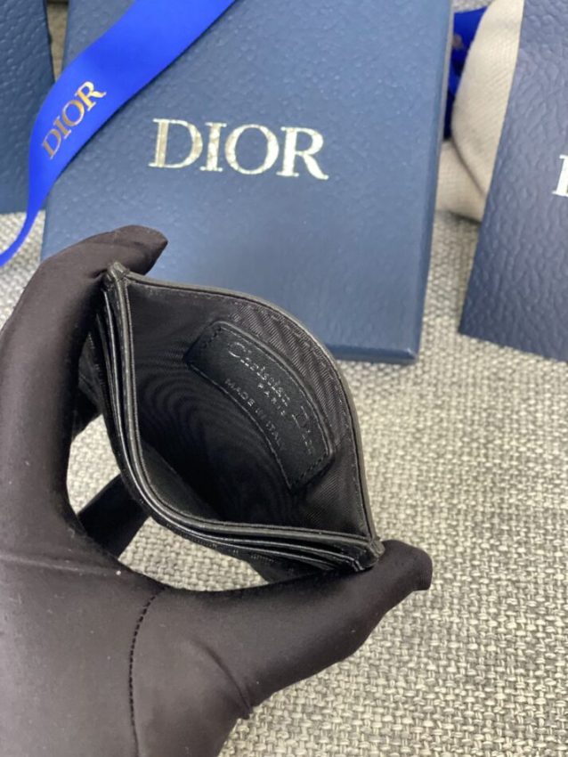 Replica Dior Card Holder Black Man