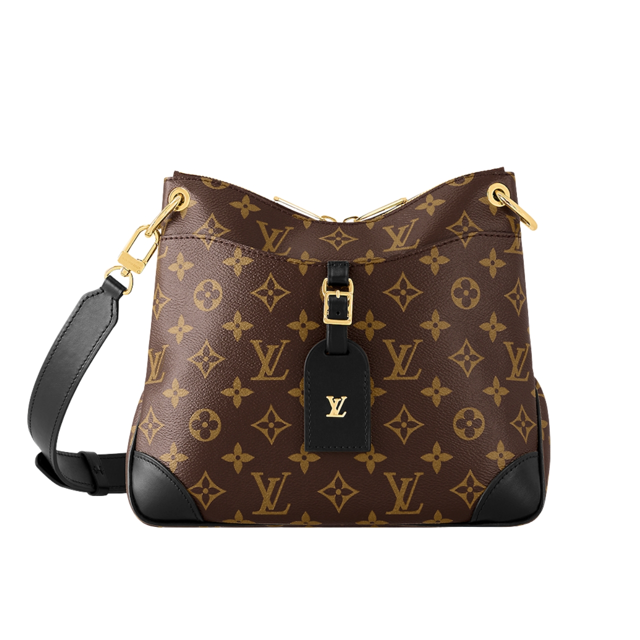 Louis Vuitton Odéon PM Monogram Canvas Black 28Cm M45353