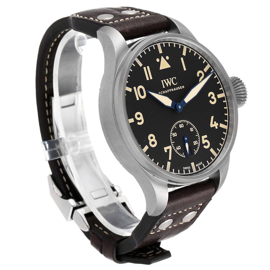 IWC Big Pilot Heritage Black Dial Titanium LE Mens Watch IW510301