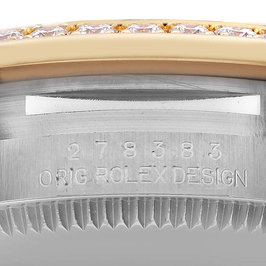Rolex Datejust 31 Midsize Steel Yellow Gold Diamond Ladies Watch 278383