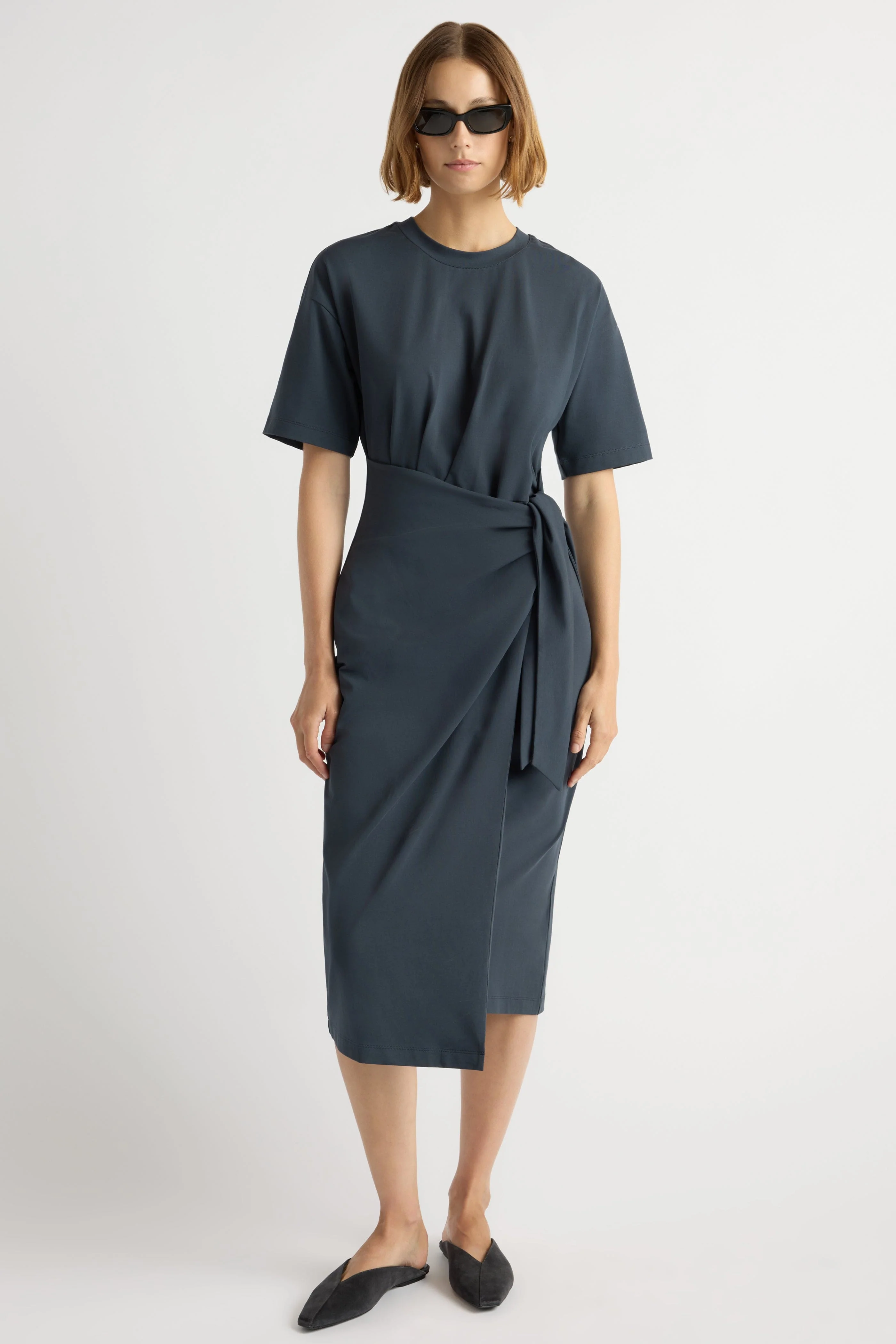 Noa Organic Cotton T-Shirt Wrap Dress