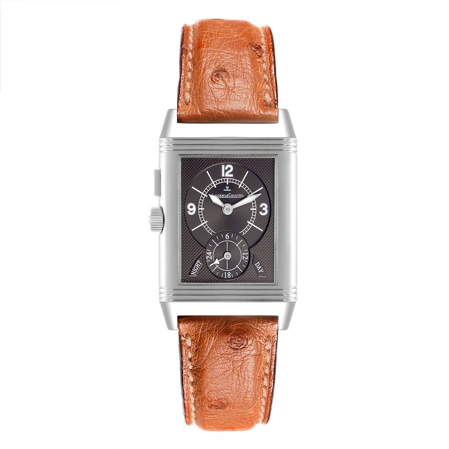 Jaeger LeCoultre Reverso Duo Day Night Steel Mens Watch 272.8.54 Q2718410