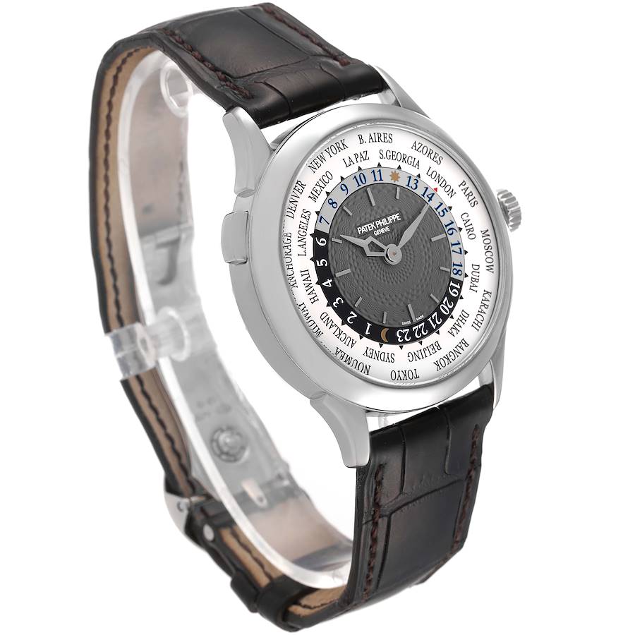 Patek Philippe World Time Complications White Gold Mens Watch 5230G