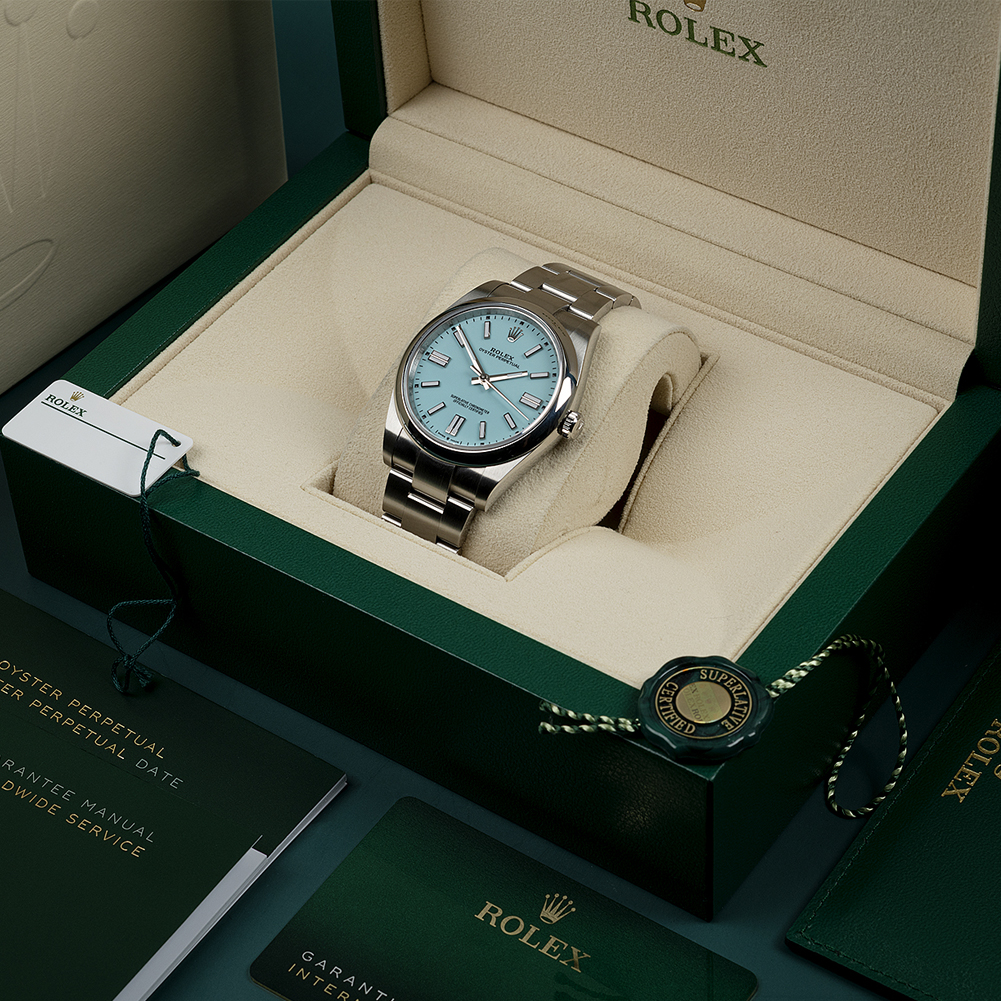 Rolex Oyster Perpetual 124300 Series 41mm "Tiffany Blue"