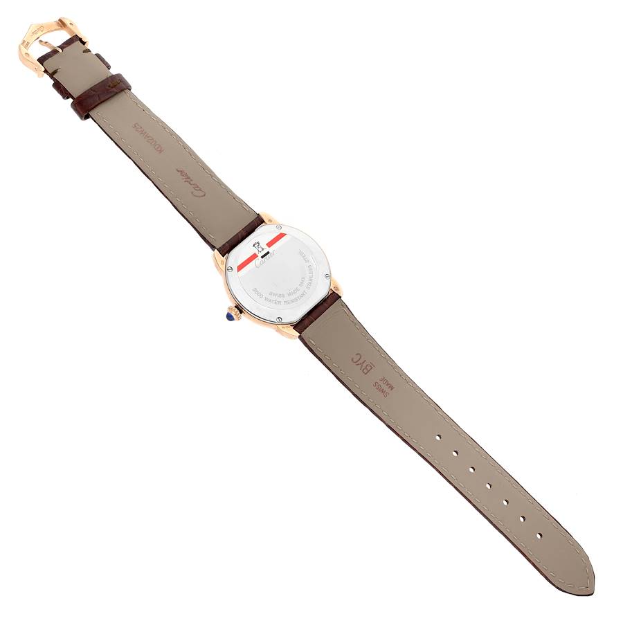 Cartier Ronde Solo Steel Rose Gold Small Ladies Watch W6701007 Papers