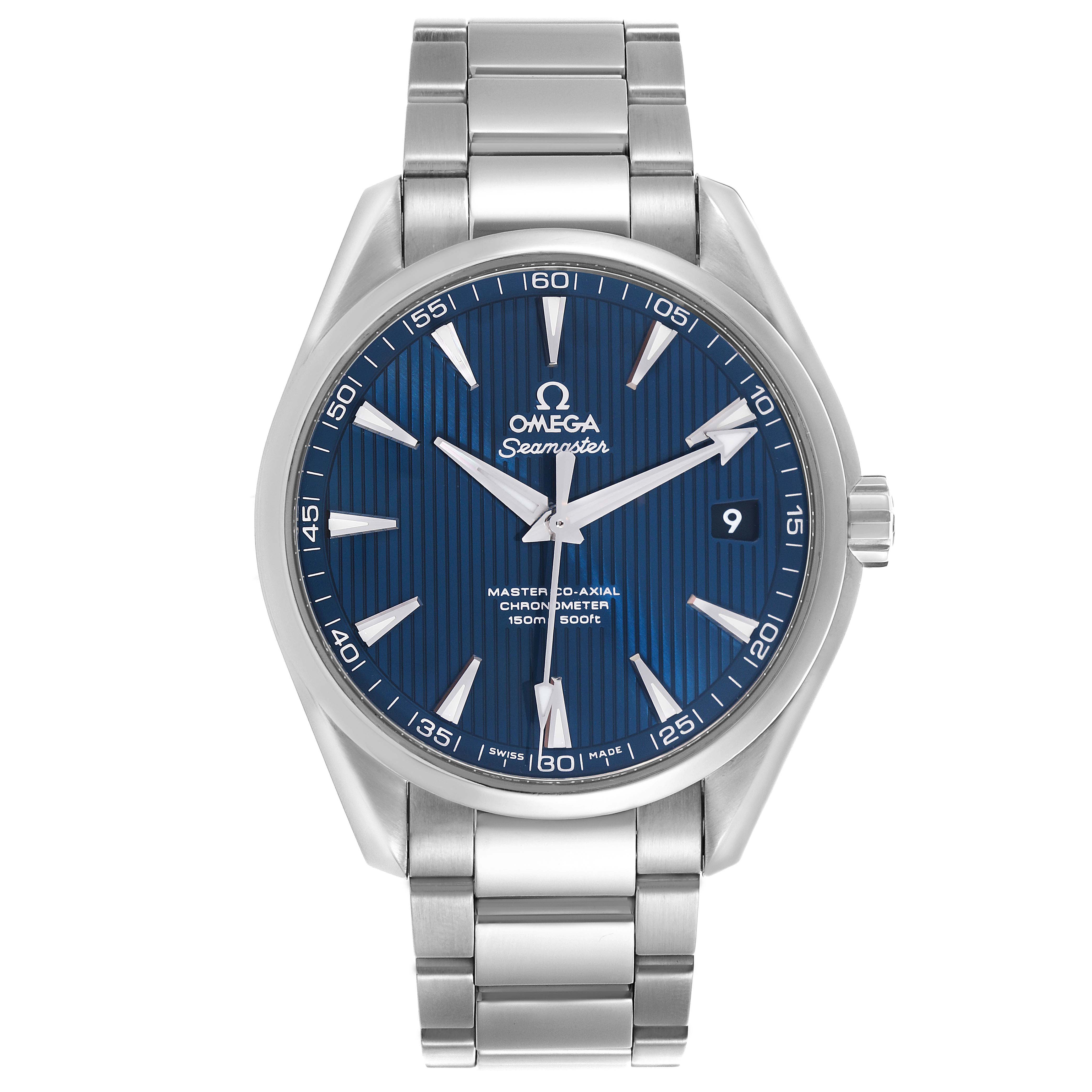 Omega Seamaster Aqua Terra Blue Dial Steel Mens Watch 41.5 MM 231.10.42.21.03.003
