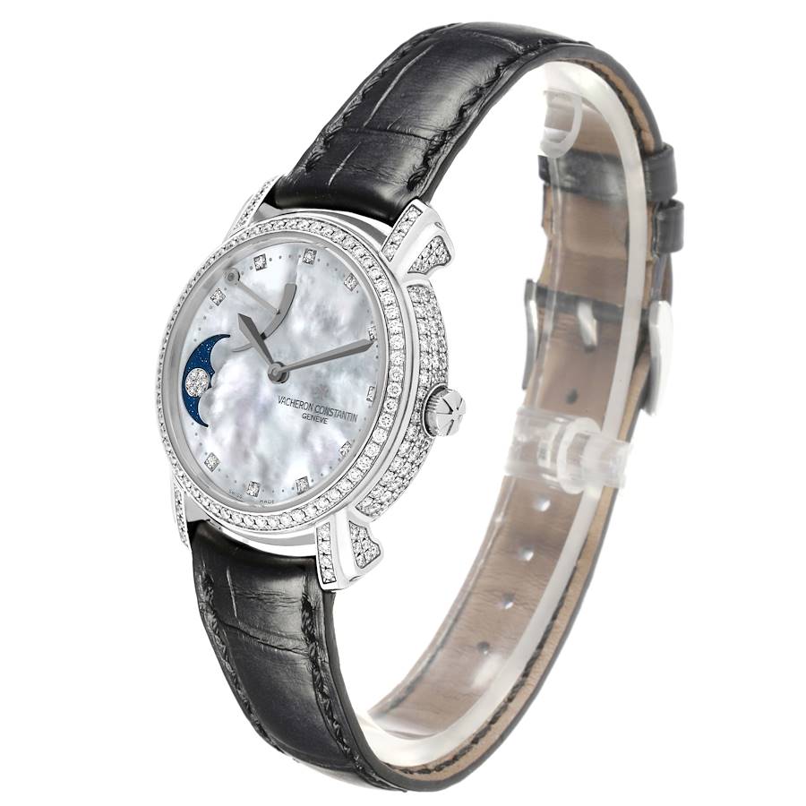 Vacheron Constantin Malte White Gold MOP Diamond Ladies Watch 83505