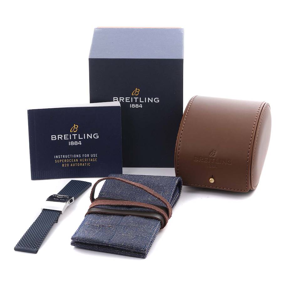 Breitling Superocean Heritage B20 46 Blue Dial Steel Mens Watch AB2020