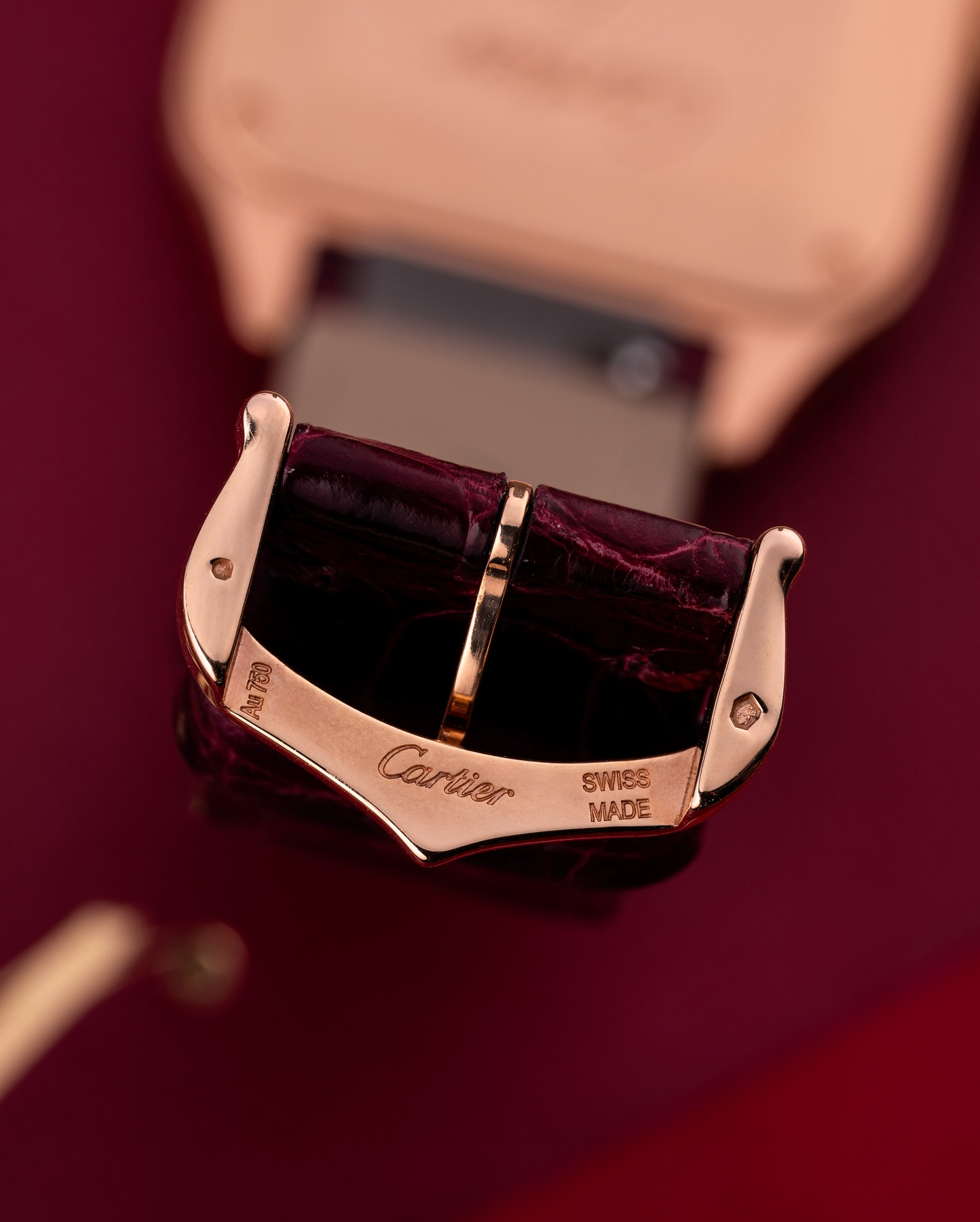 Cartier Santos Dumont LM PG/D WJSA0016 PG/RG Quartz