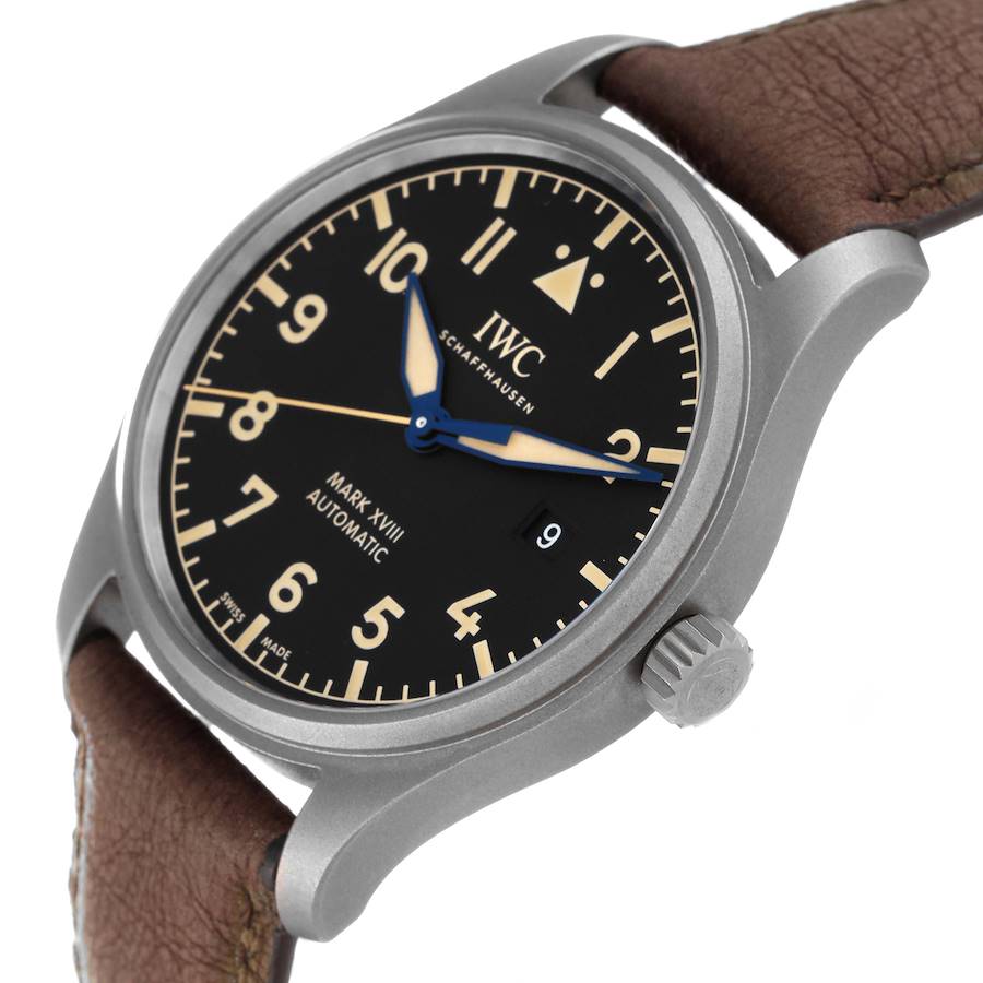 IWC Pilot Mark XVIII Heritage Titanium Mens Watch IW327006