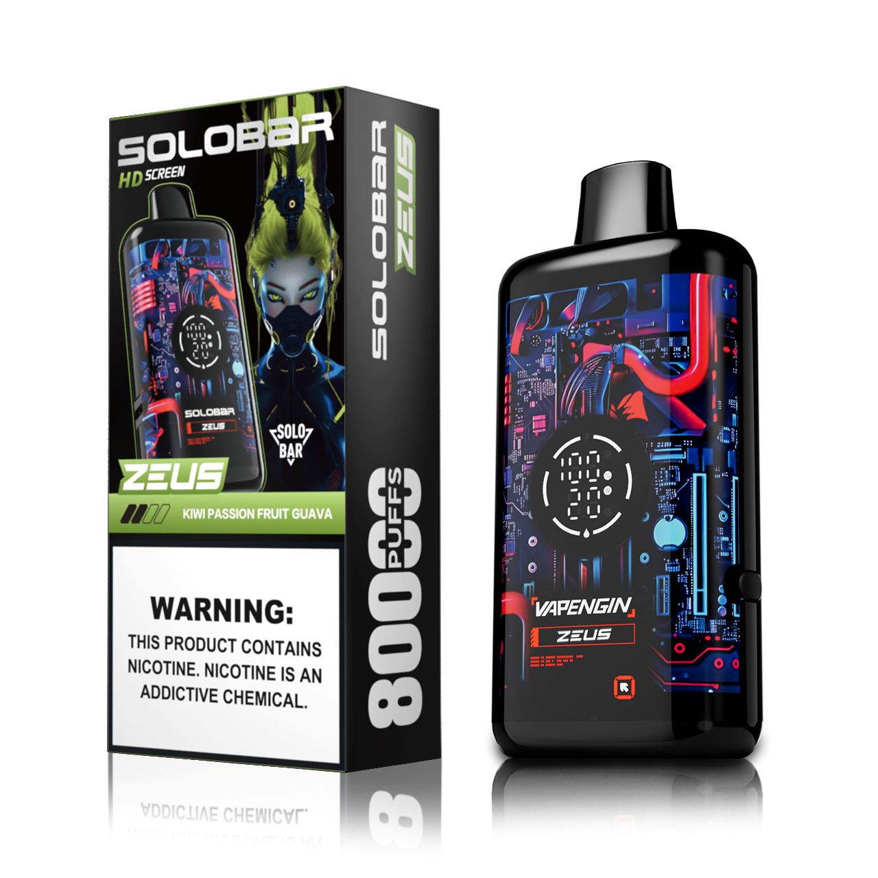 🔥 Solobar Zeus 80K Disposable Vape — Do 80 000 Zaciągnięć Pełnych Smaku | Szybka wysyłka z magazynu w Polsce 🚚
