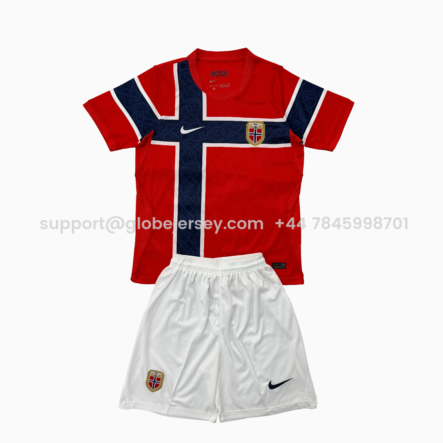Norway 2026 Home Men's Adult Jersey Set - Fans Version