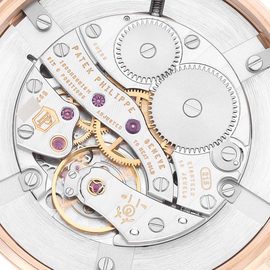 Patek Philippe Calatrava Rose Gold Diamond Ladies Watch 7122