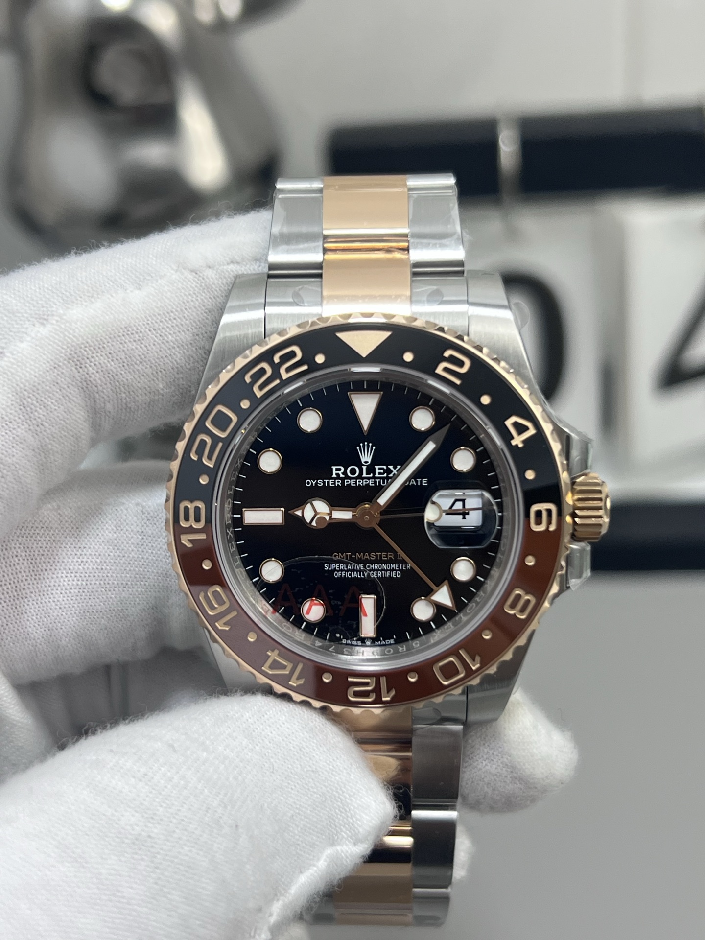 CC Rolex GMT-Master II 126711CHNR Black Dial 40mm Mens Replica Watch