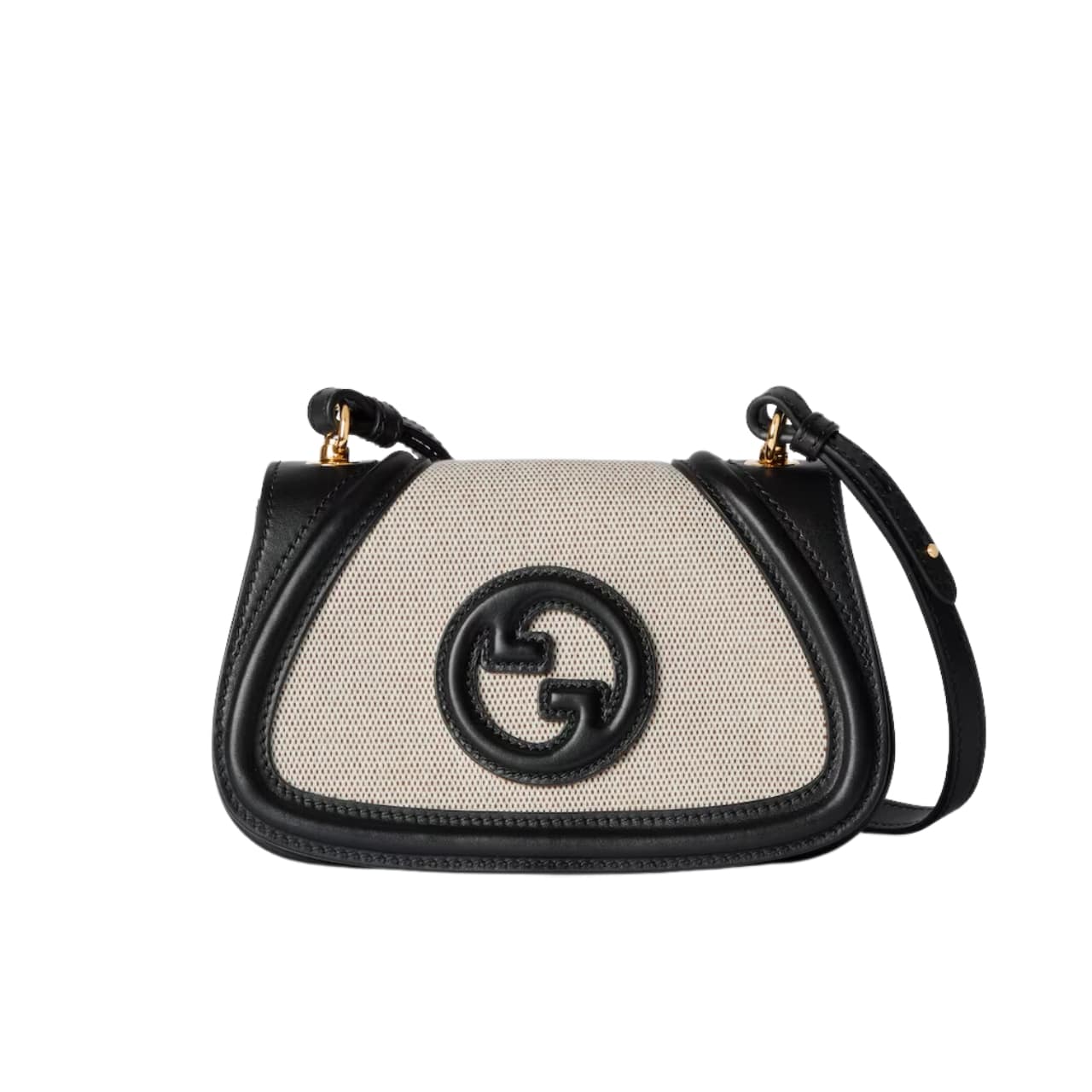 Gucci Blondie Mini Shoulder Bag Natural Black 22Cm 815700 Haakf 2546