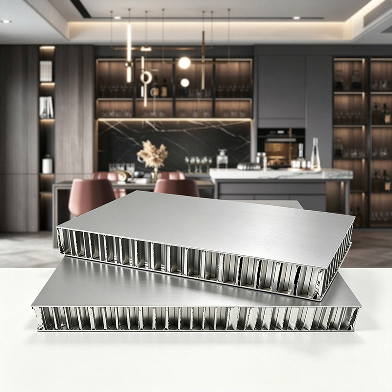 In Stock and Selling Well Waterproof Fireproof Board Ceiling Wall Thermal Insulation Aluminium Honeycomb Handmade Sandwich Panel