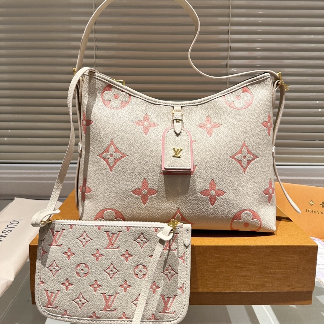 Louis Vuitton Carryall PM Bicolor Latte 30Cm M24141