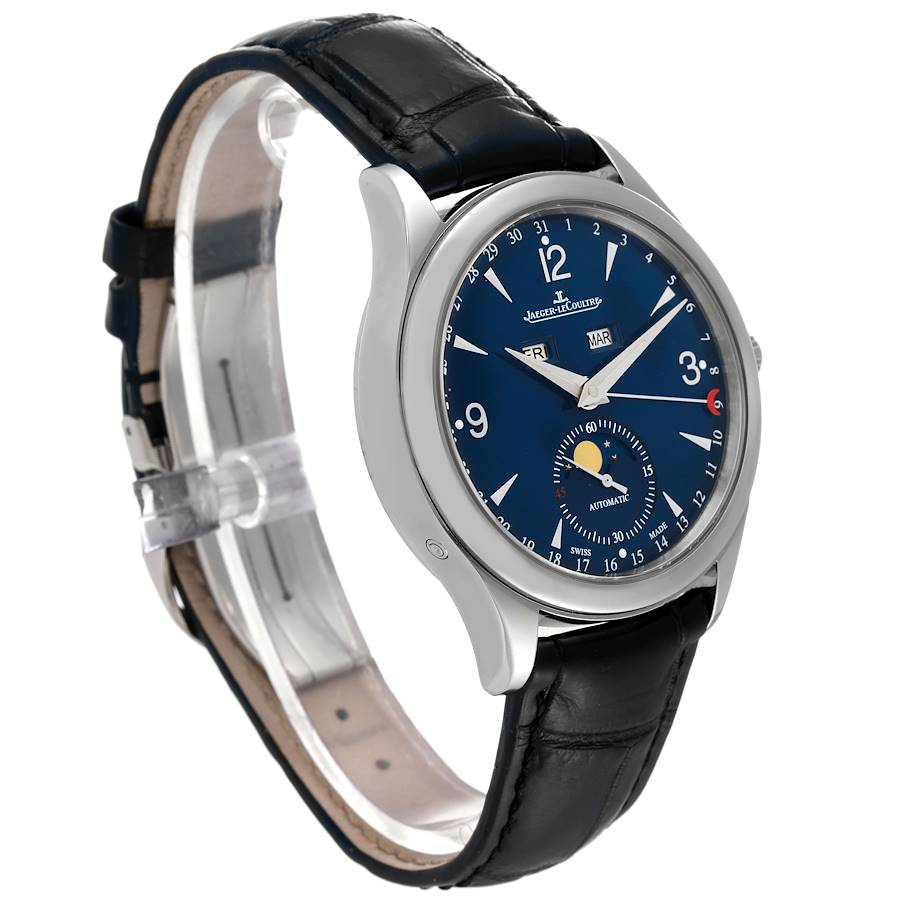 Jaeger LeCoultre Master Calendar Limited Edition Steel Mens Watch 176.8.12.S