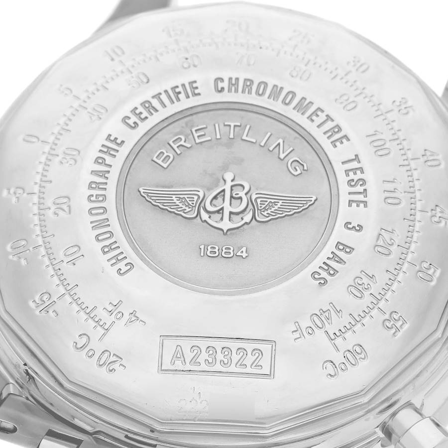 Breitling Navitimer Chronograph Silver Dial Steel Mens Watch A23322