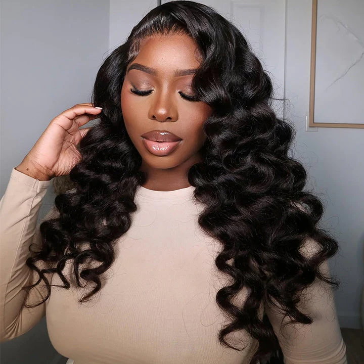 $200 - $100 | Megalook 6x5 Pre Cut Glueless Wear And Go Natural New Body Style Side Part Wig