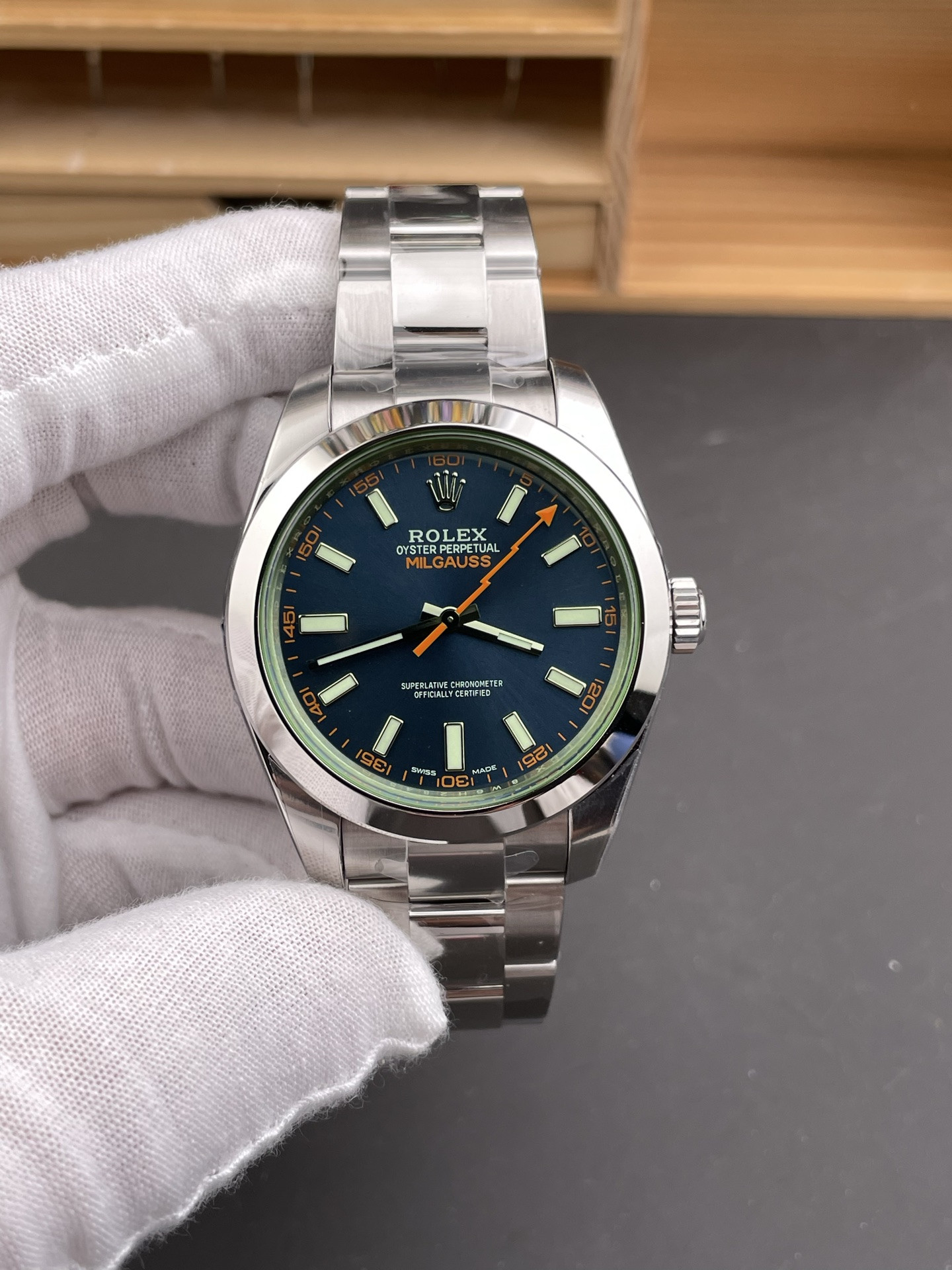 Milgauss Blue Dial