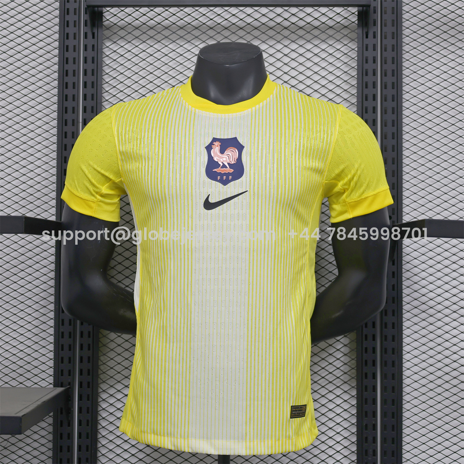 France 2025-26 Yellow Goalkeeper Jersey - Player Version
