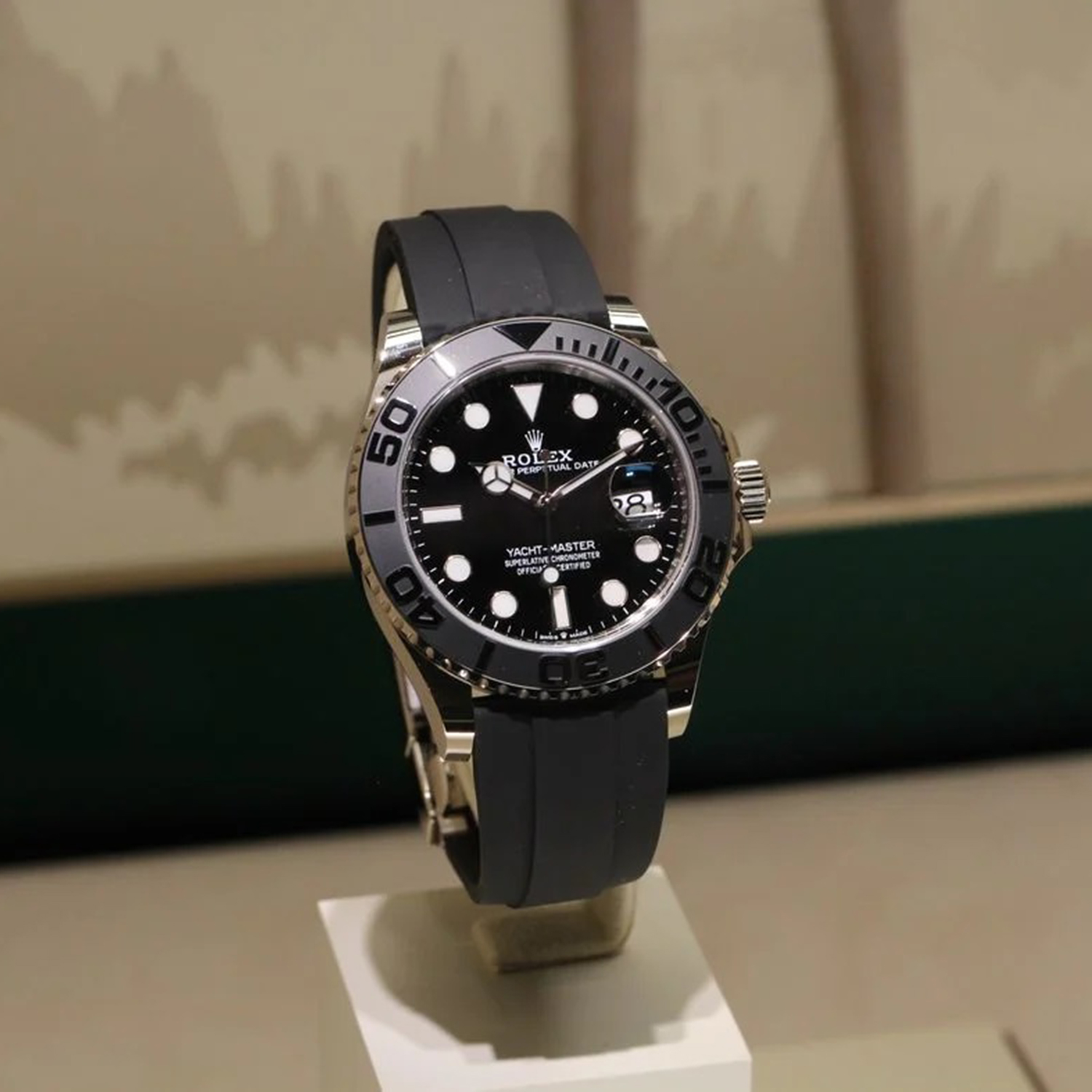 Rolex Yacht-Master 42mm 18k White Gold Oysterflex Bracelet 226659 Men's Watch Unworn