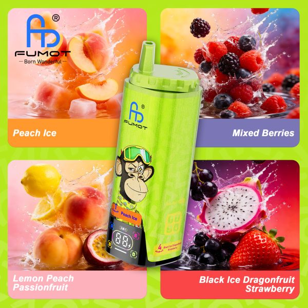 Jednorazowy vaporizer FUMOT ECO 4 w 1 – 80 000 zaciągnięć – 4 smaki w jednym