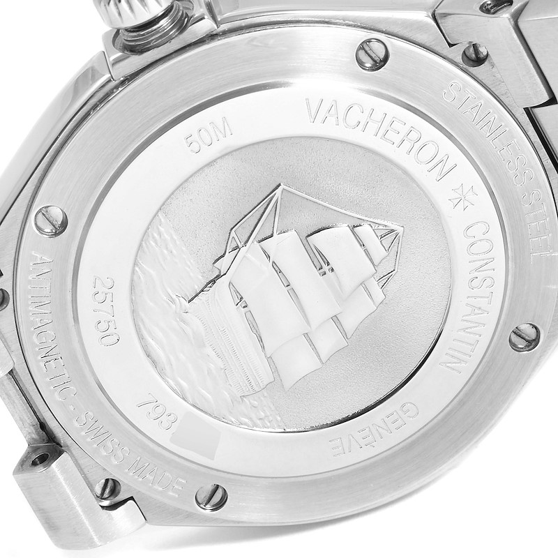 Vacheron Constantin Overseas 34 Steel Diamond Ladies Watch 25750