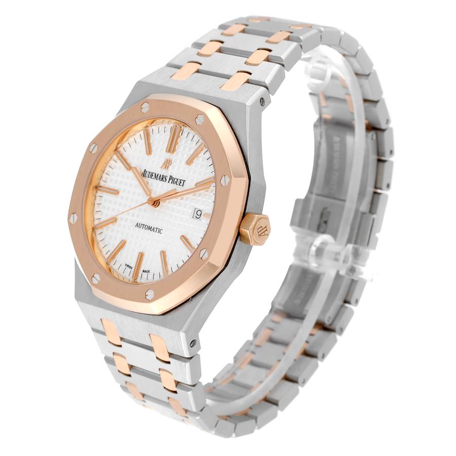 Audemars Piguet Royal Oak Steel Rose Gold Mens Watch 15400SR