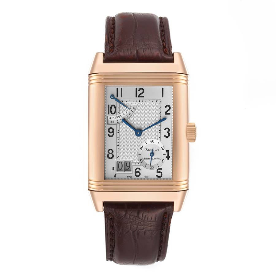 Jaeger LeCoultre Reverso Grande Date Rose Gold Mens Watch 240.2.15 Q3002401