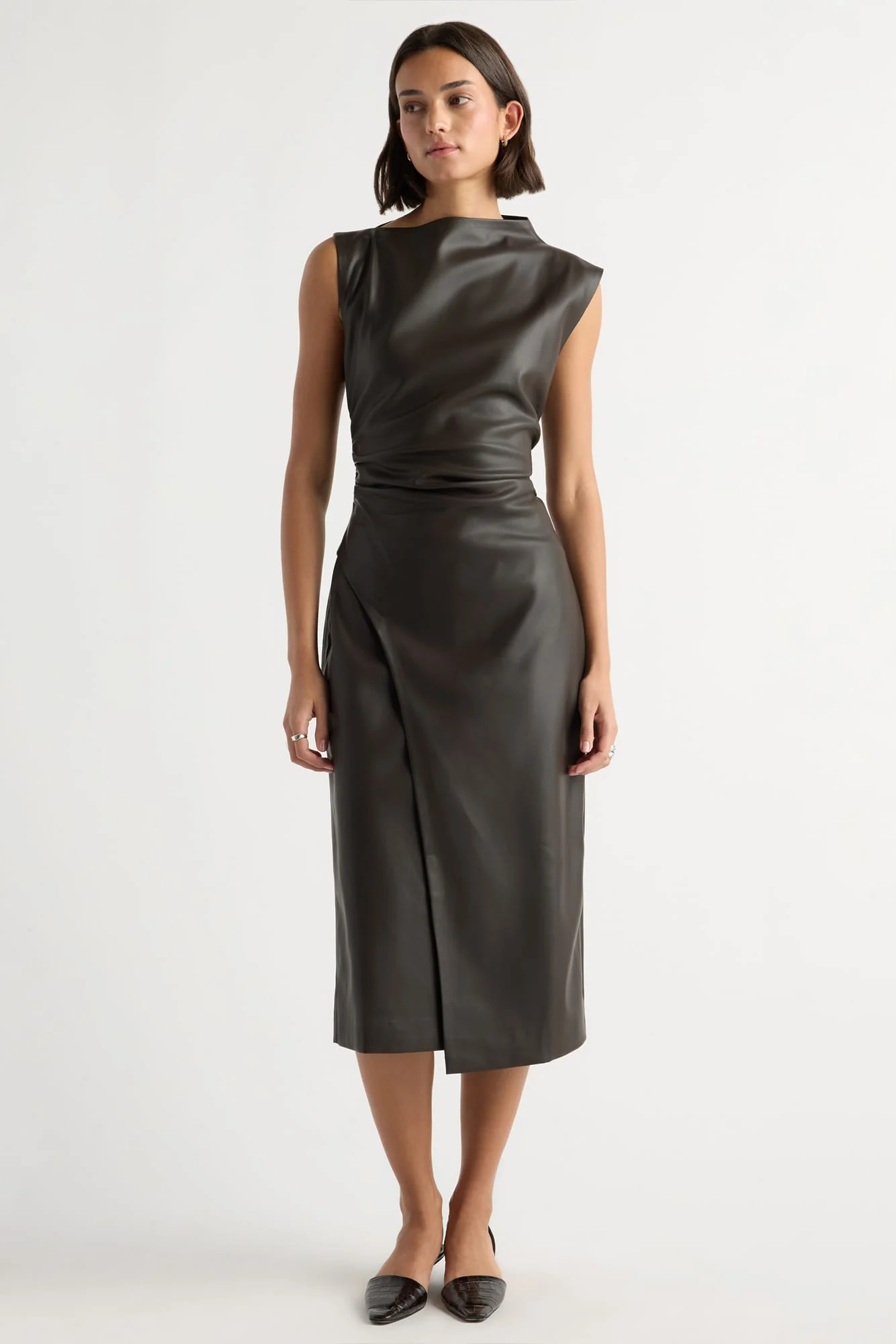 Channing Vegan Leather Dress
