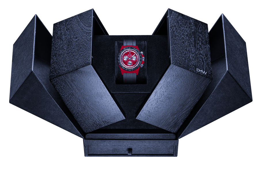 DiW Rolex Daytona "AVIA RED" In Quartz Fiber
