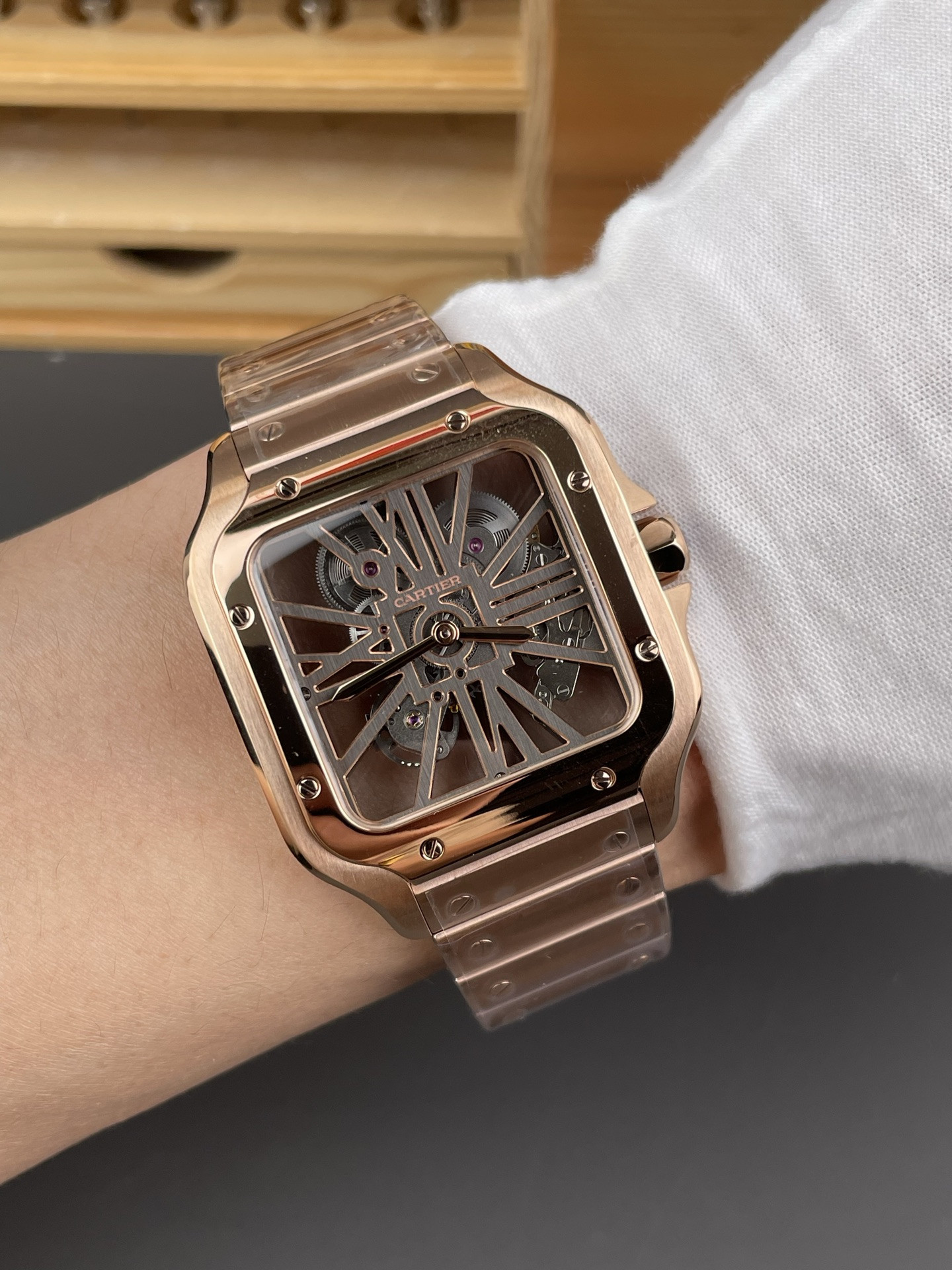 Santos de Cartier Skeleton Series V2 Version