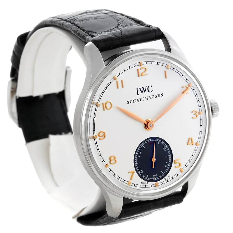 IWC Portuguese Chrono Manual Stainless Steel Mens Watch IW545405