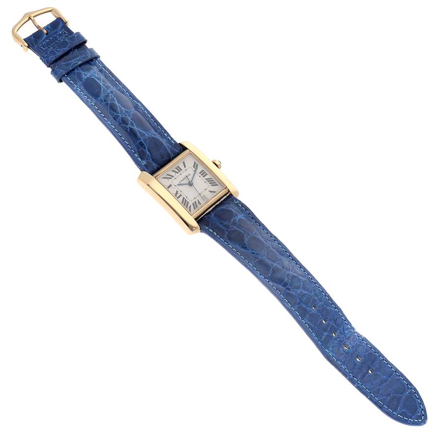 Cartier Tank Francaise Large Yellow Gold Automatic Mens Watch W5000156