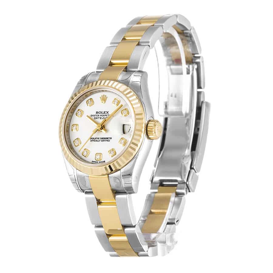 Rolex Datejust Yellow Gold Diamond 179173 Super Clone