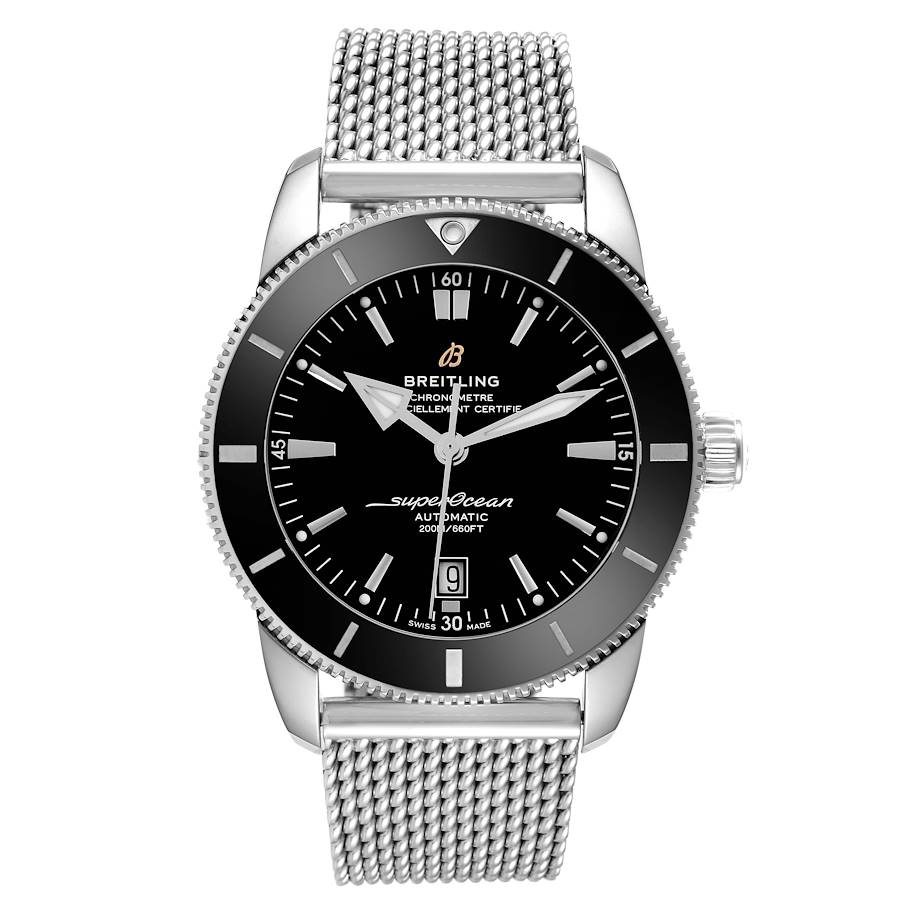 Breitling Superocean Heritage B20 46mm Black Dial Mens Watch AB2020