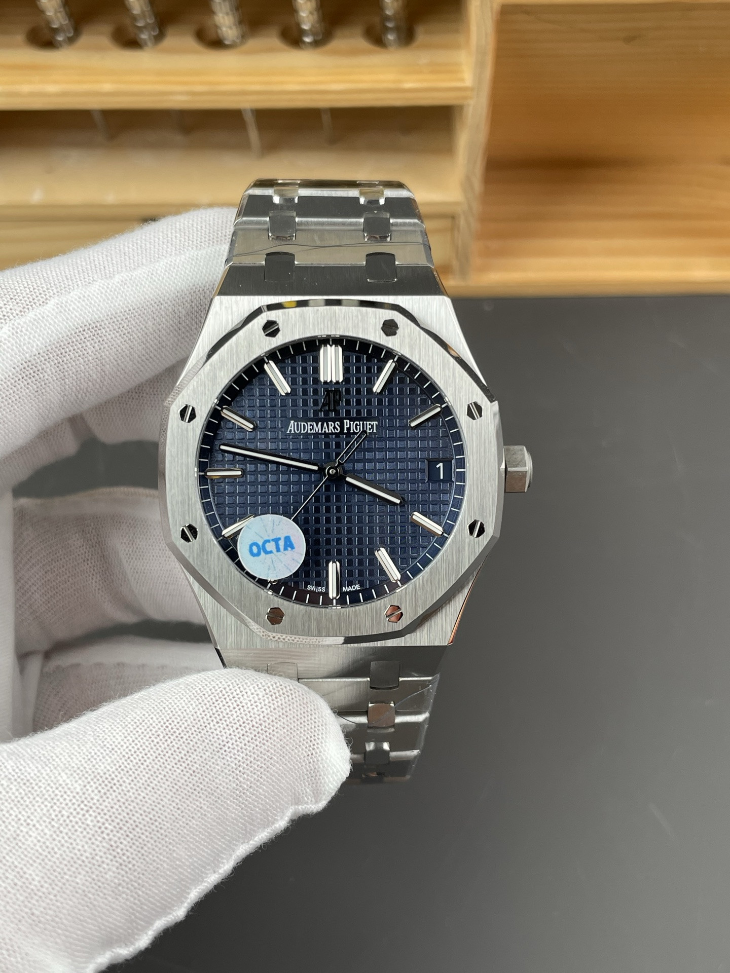 Royal Oak 15500 Blue Dial