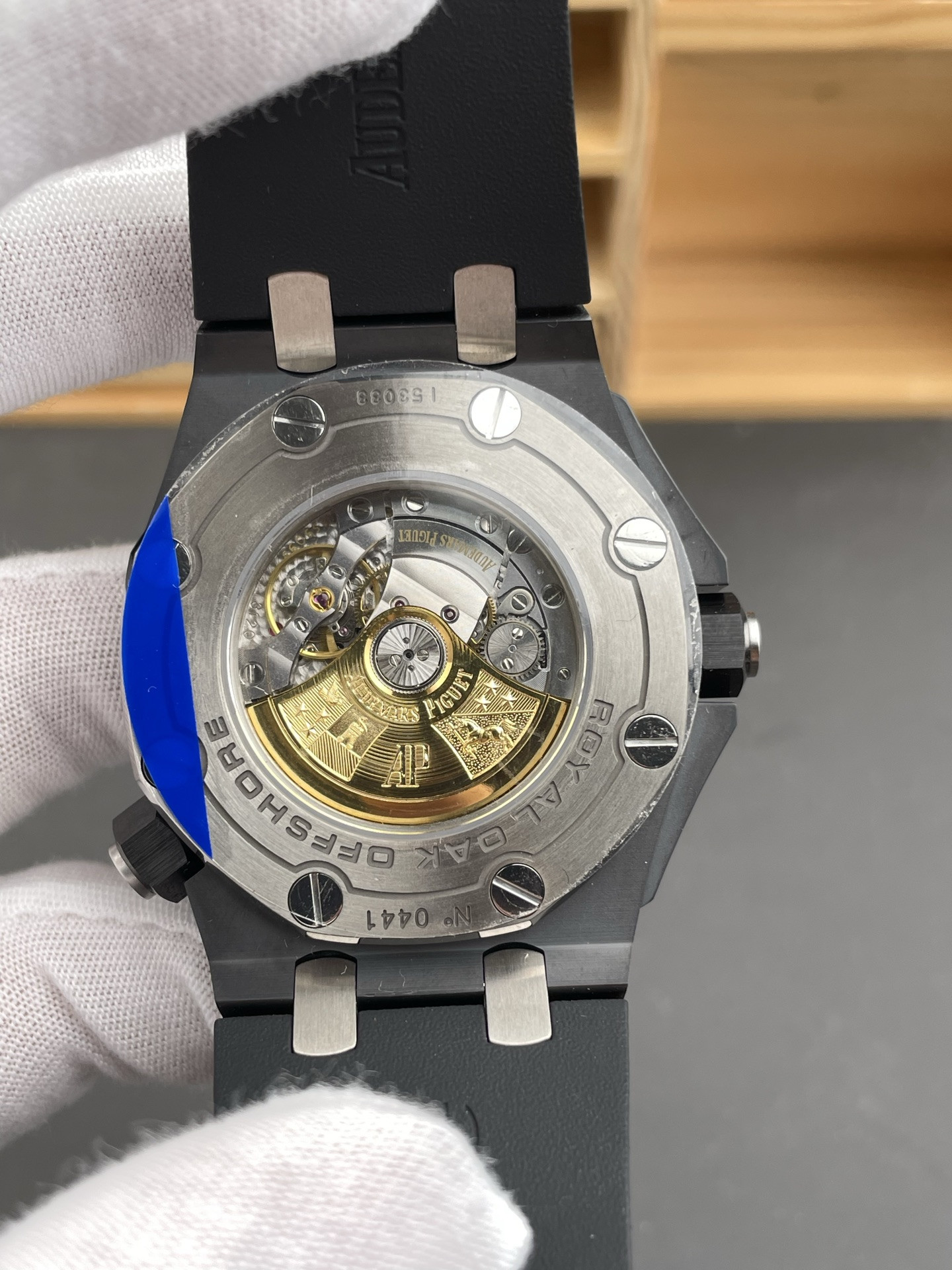Royal Oak 15707 Black Ceramic