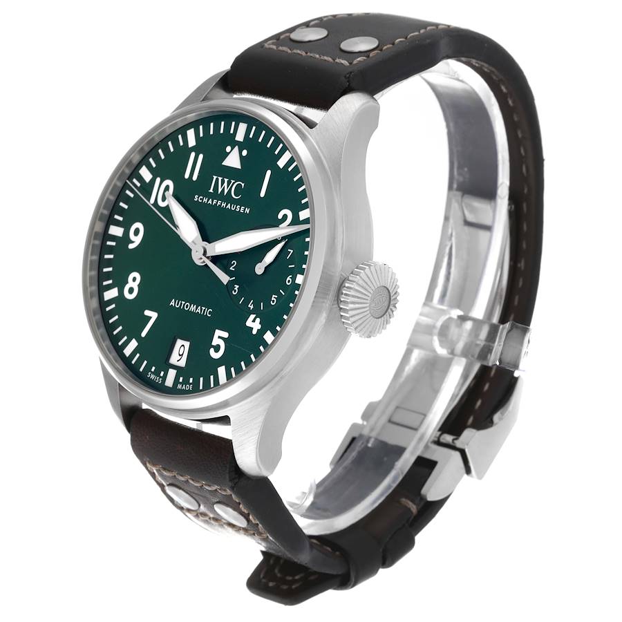 IWC Big Pilots 46mm Green Dial Automatic Steel Mens Watch IW501015