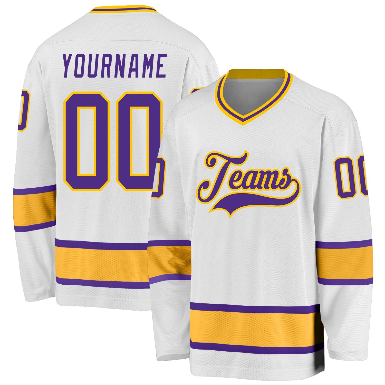Custom Design Gold Purple Authentic Throwback Basketball Uniforms