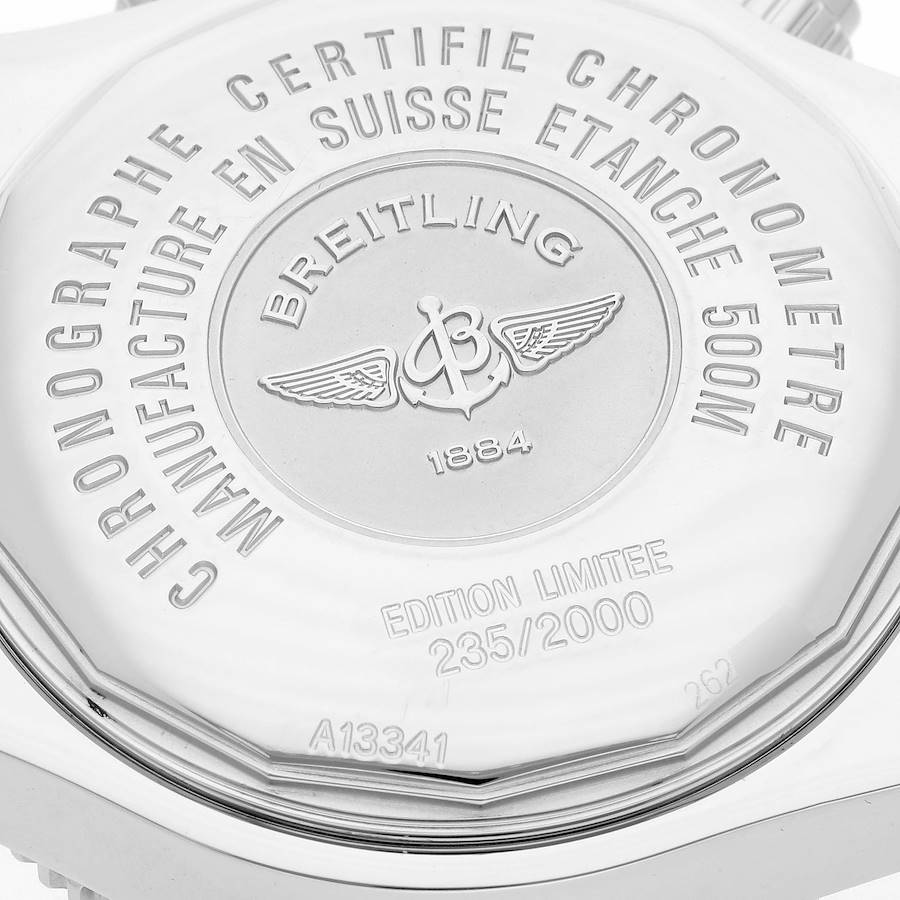Breitling Aeromarine SuperOcean II Red Bezel Limited Edition Mens Watch A13341