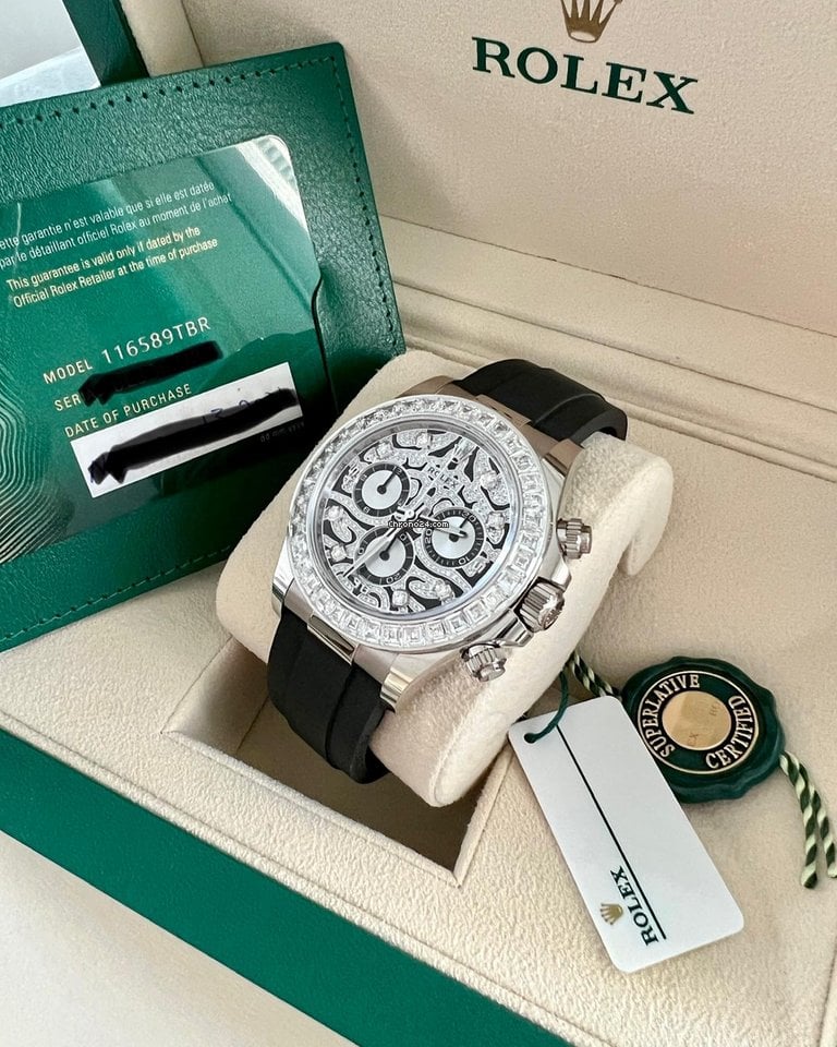 ??Limited Time Offer -Rolex Daytona 116589TBR White Gold 40mm Eye of the Tiger