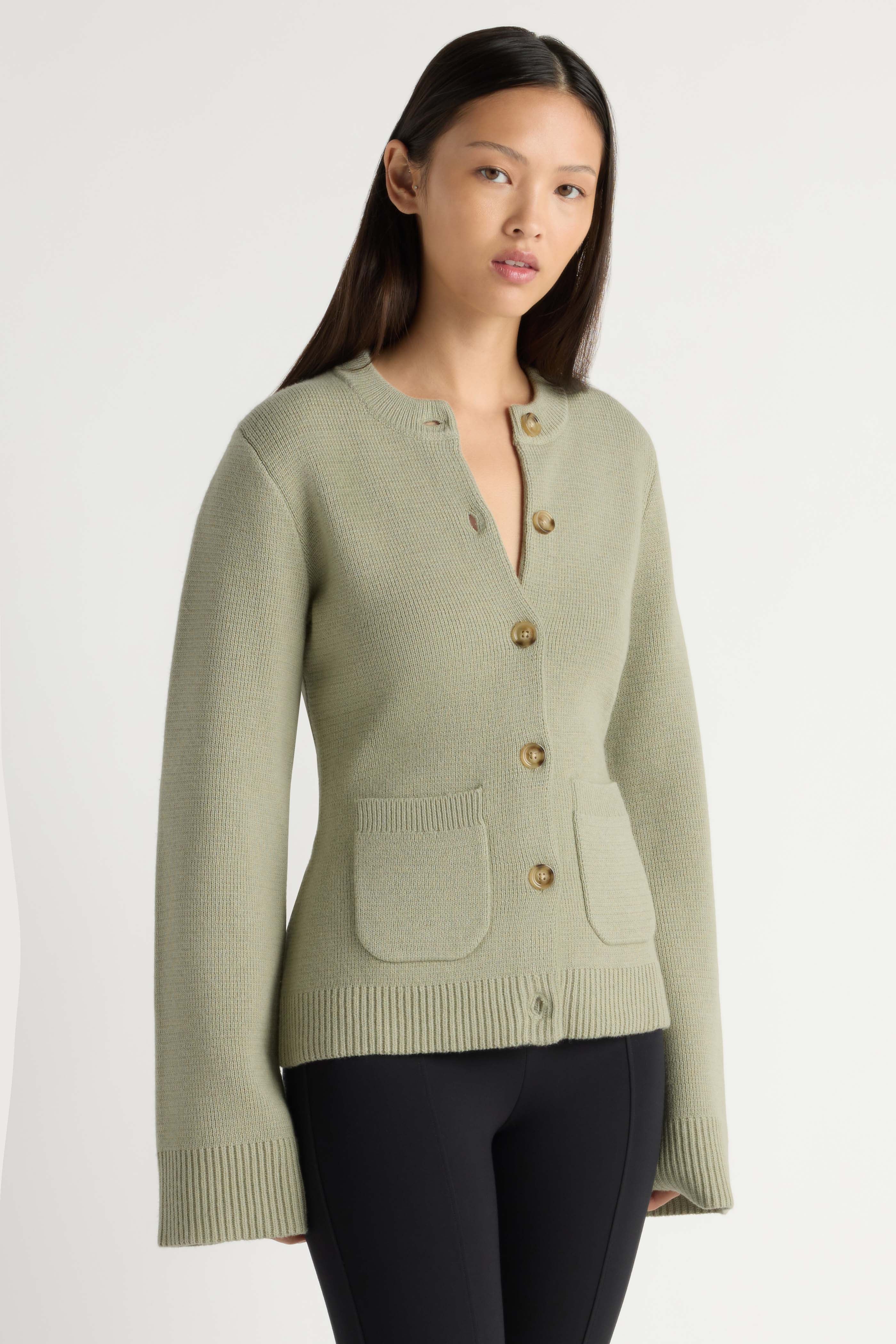 Eames Organic Cotton-Wool Cardigan
