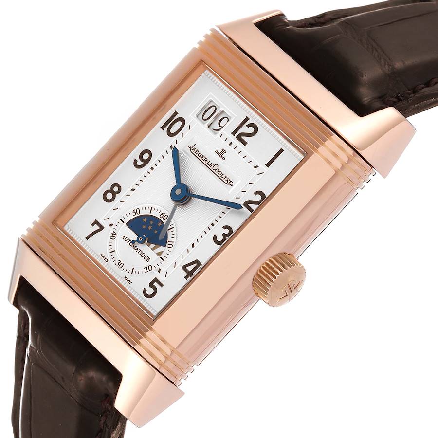 Jaeger LeCoultre Grande Reverso Sun Moon Rose Gold Mens Watch 240.272 Q3032420