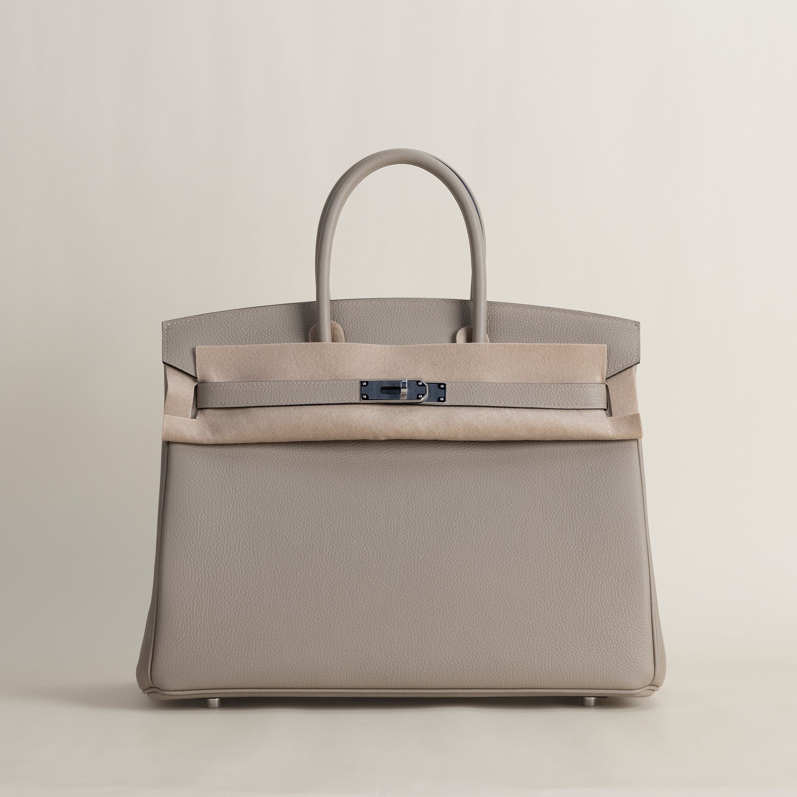 Birkin 35 togo gris tourterelle RGHW