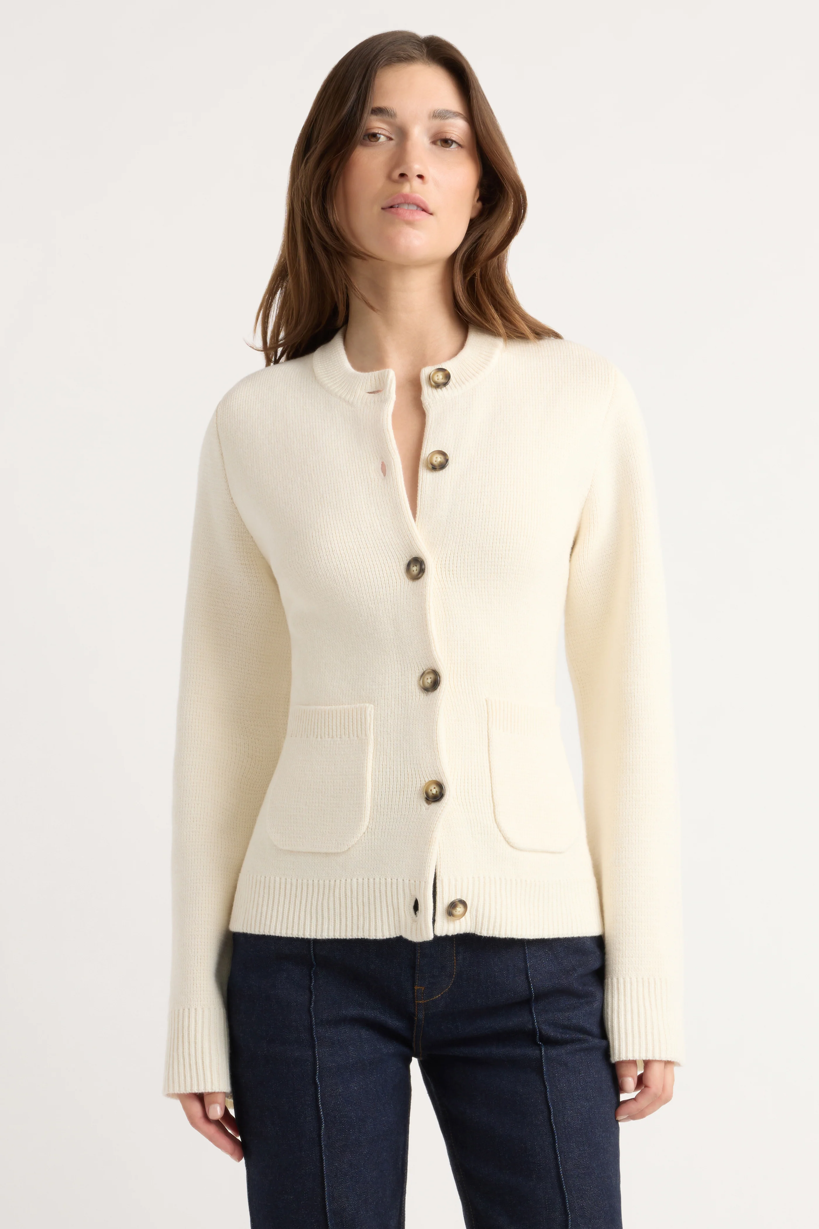 Eames Organic Cotton-Wool Cardigan